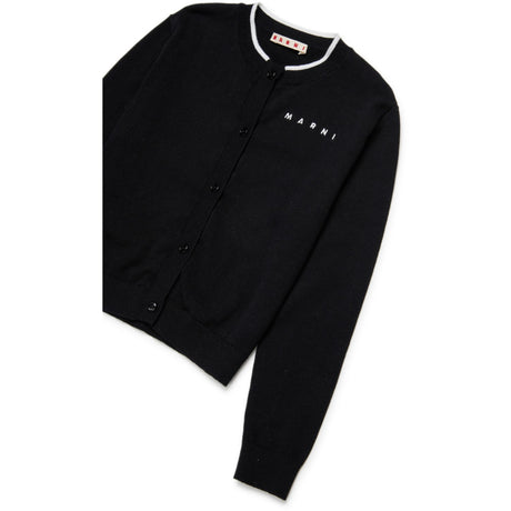 Marni Black Strikk Cardigan