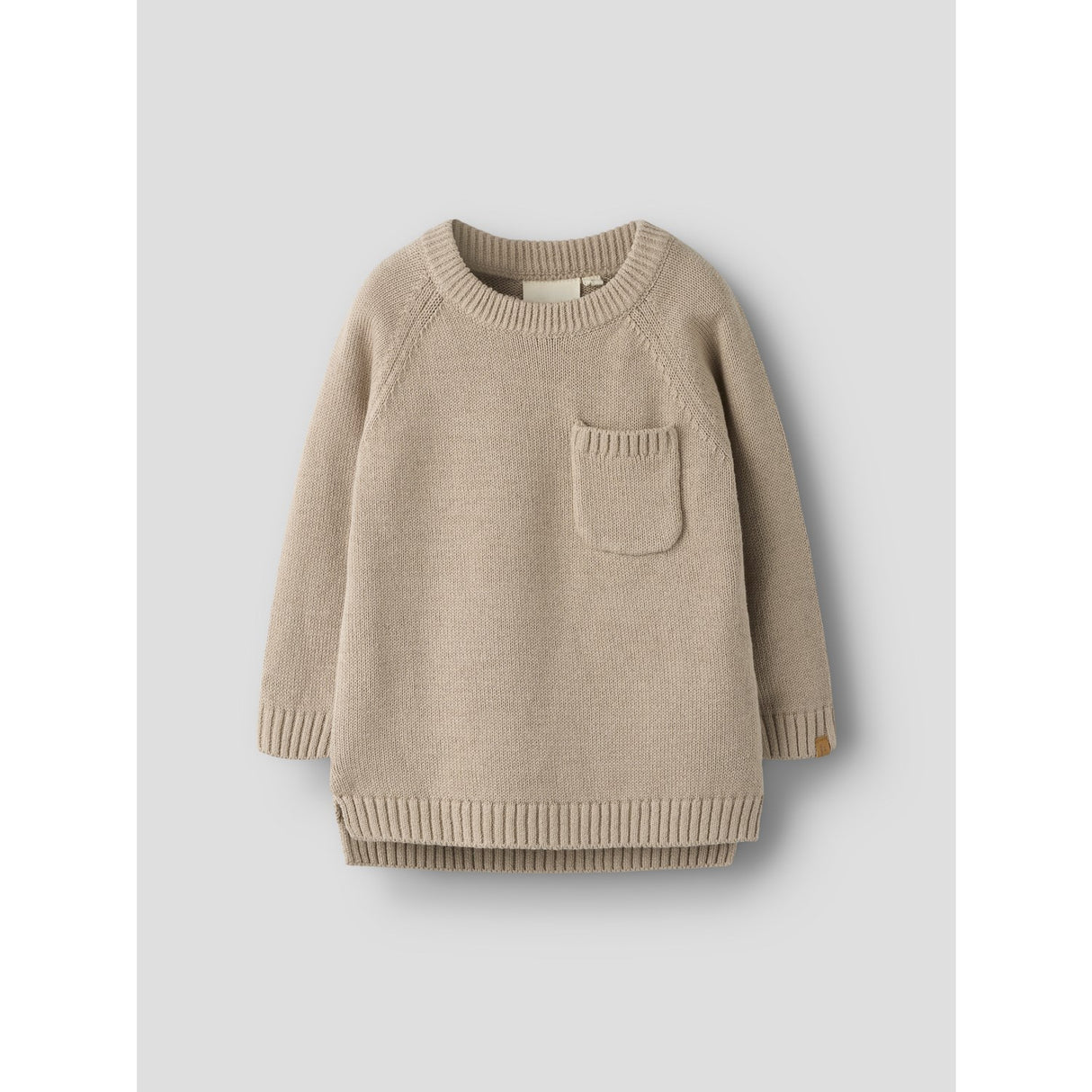 Lil'Atelier Oxford Tan Nmmfogon Ls Strikk Lil