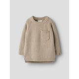Lil'Atelier Oxford Tan Nmmfogon Ls Strikk Lil