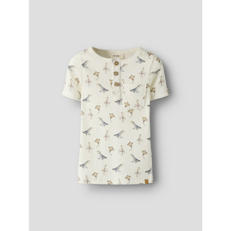 Lil'Atelier Coconut Milk Sea Animals Nmmlavo Esi Ss Slim Topp Lil