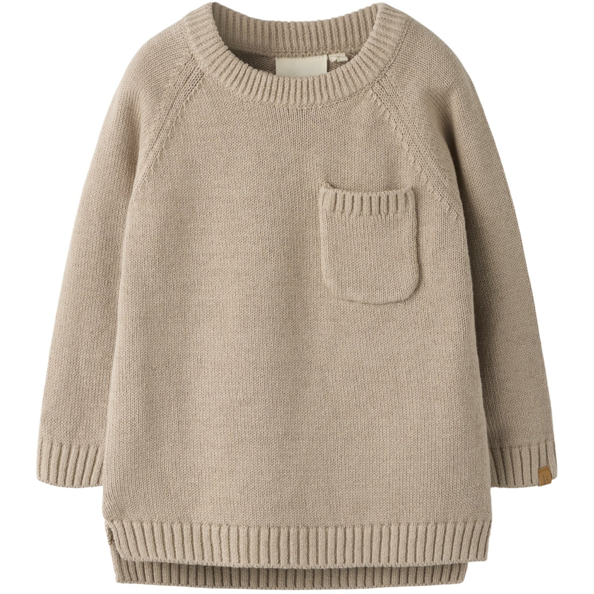 Lil'Atelier Oxford Tan Nmmfogon Ls Strikk Lil