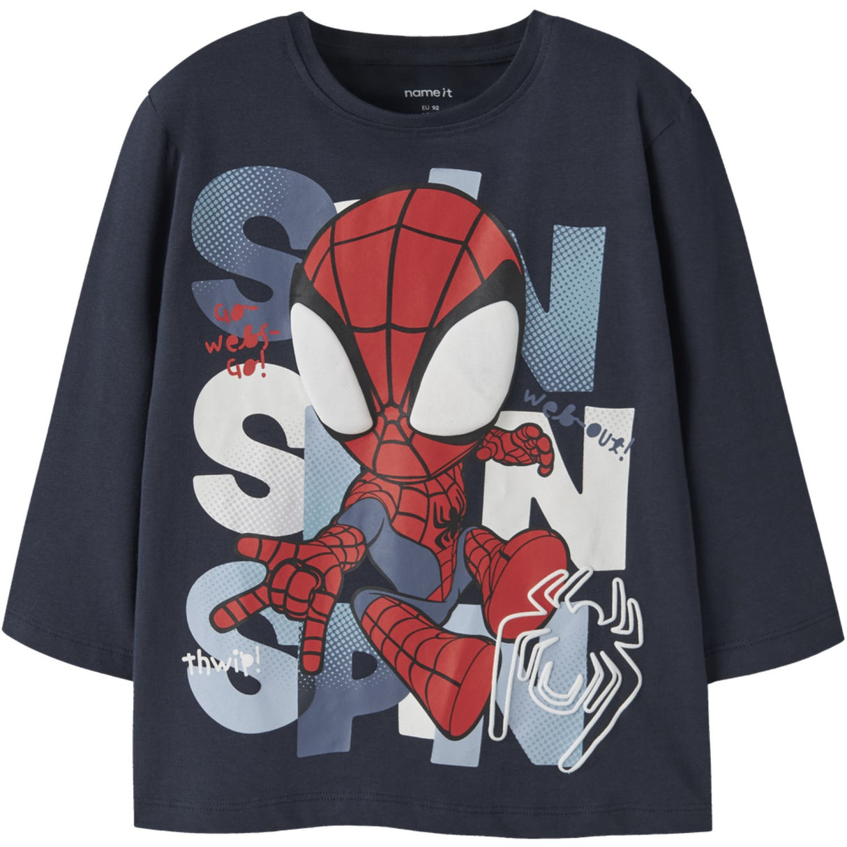 Name It Navy Blazer Nmmjuxi Spider Ls Nreg Topp Box Mar