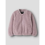 Name It Violet Ice Nmfmiffy Sherpa Jakke