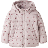 Name It Violet Ice Bows Nmfmonday Puffer Jakke