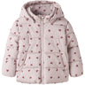 Name It Violet Ice Bows Nmfmonday Puffer Jakke
