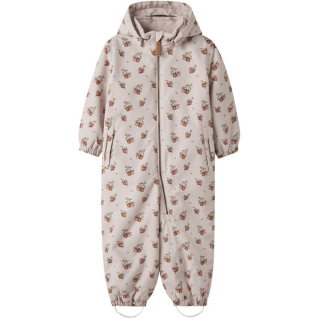 Lil'Atelier Hushed Violet Apples Nmflasnow10 Flydress Aop Fo Lil