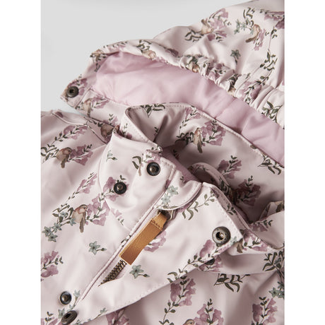 Lil'Atelier Hushed Violet Flowers Nmfladry10 Pad Flydress Aop Fo Lil