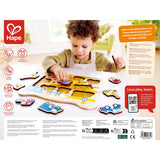 Hape Byggeplads Køretøjer Knoppuslespil