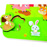 Hape Bondegårdsdyr Knoppuslespil