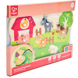 Hape Bondegårdsdyr Knoppuslespil