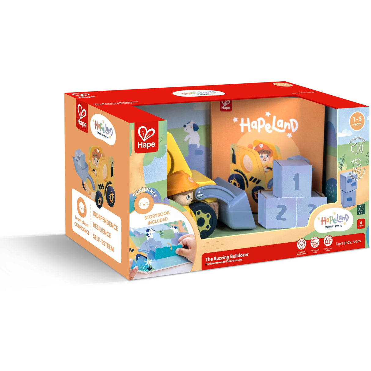 Hape Den Summende Bulldozer Med Lyd