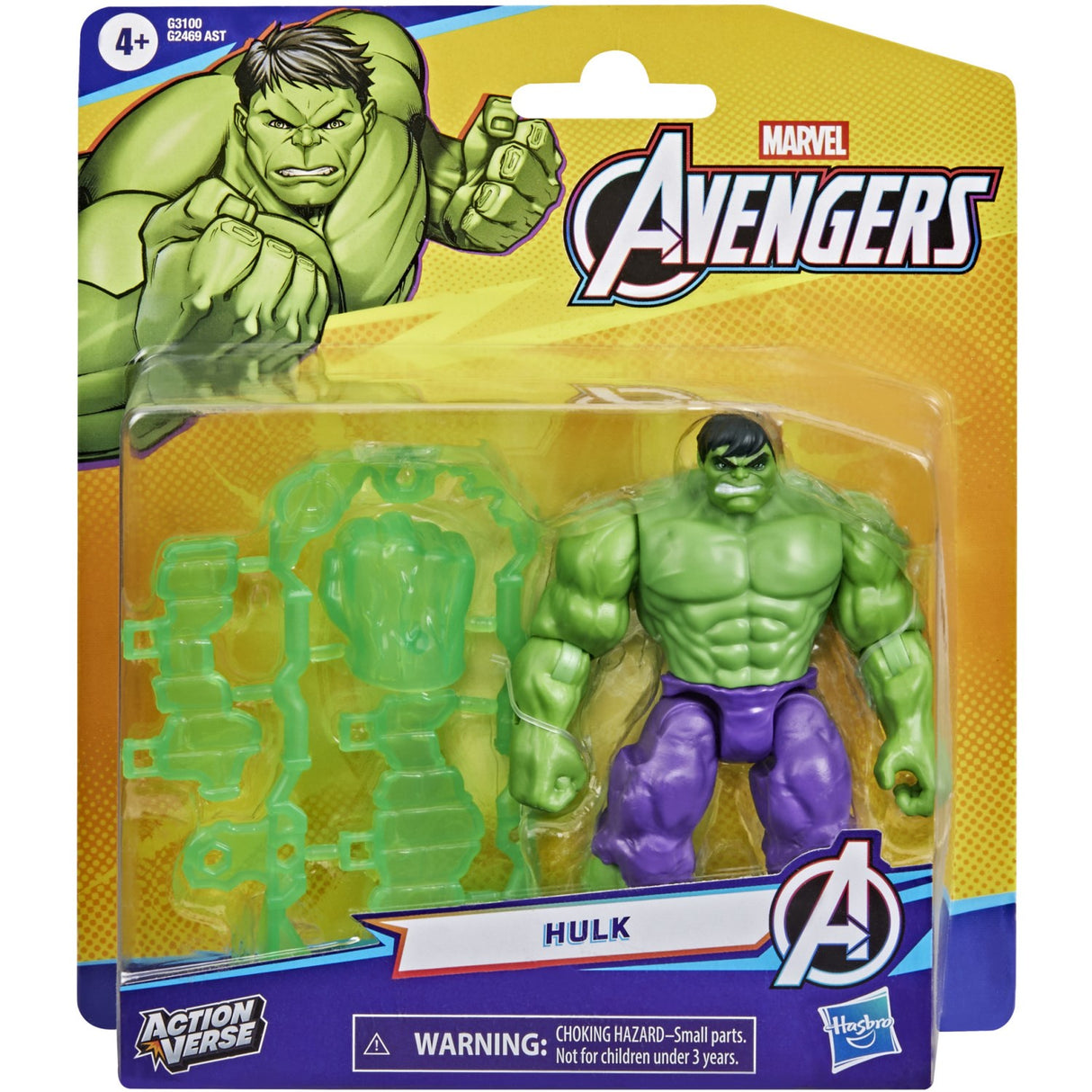 Marvel Avengers Figur Med Udstyr 11 Cm Hulk