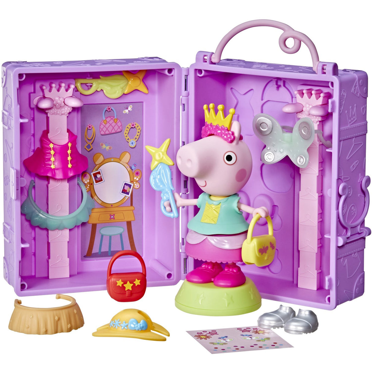 Peppa Pig Klæd-ud Garderobe & Gurli 15cm
