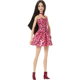 Barbie® Mode Dukke Lyserød Leopard Brunette