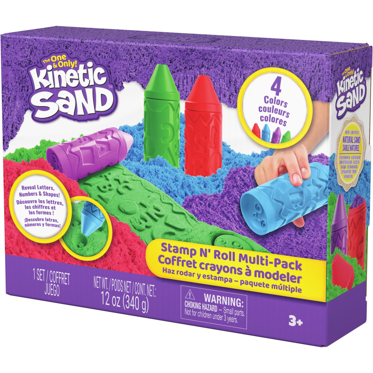 Kinetic Sand Stempel N' Rul Multipak