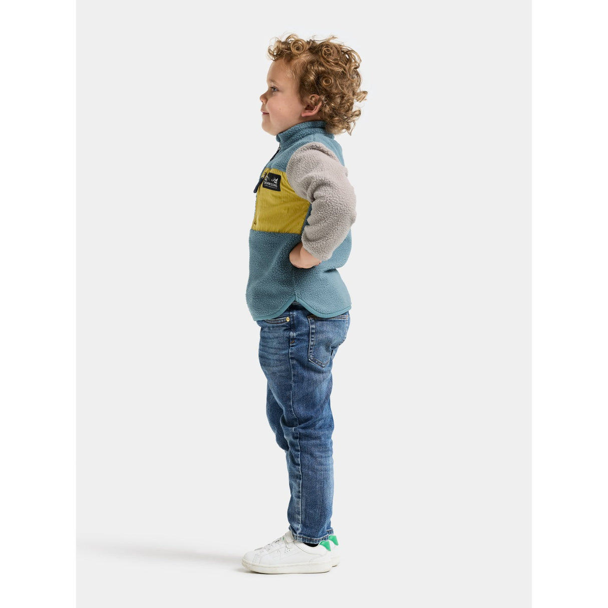 Didriksons Factory Blue Anten Kids Fullzip