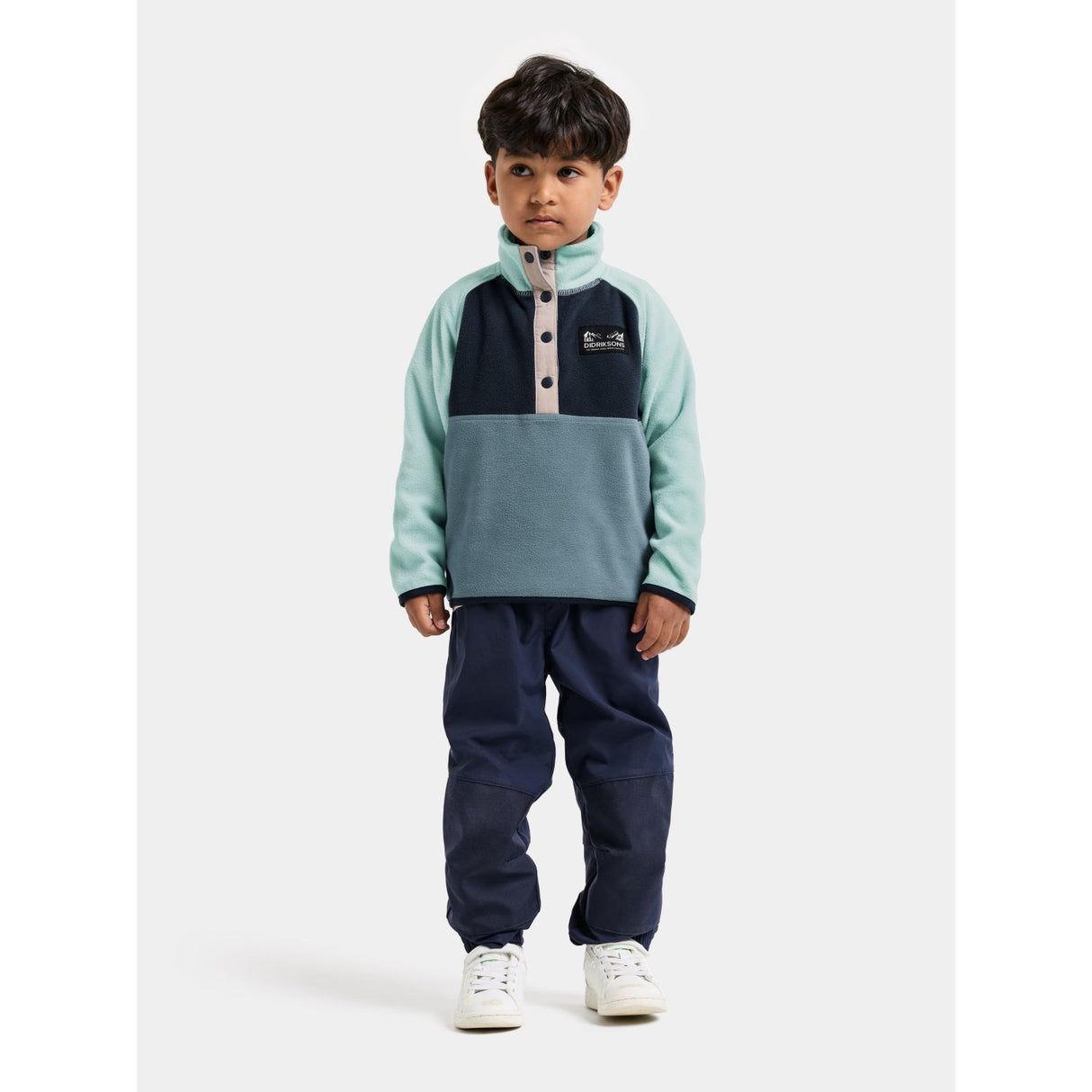 Didriksons Factory Blue Monte Kids Half Bu 5