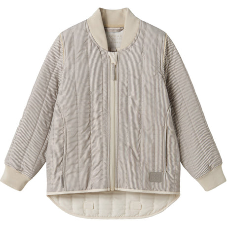 MarMar Thermo Dark Brown Stripe Orry Jakke