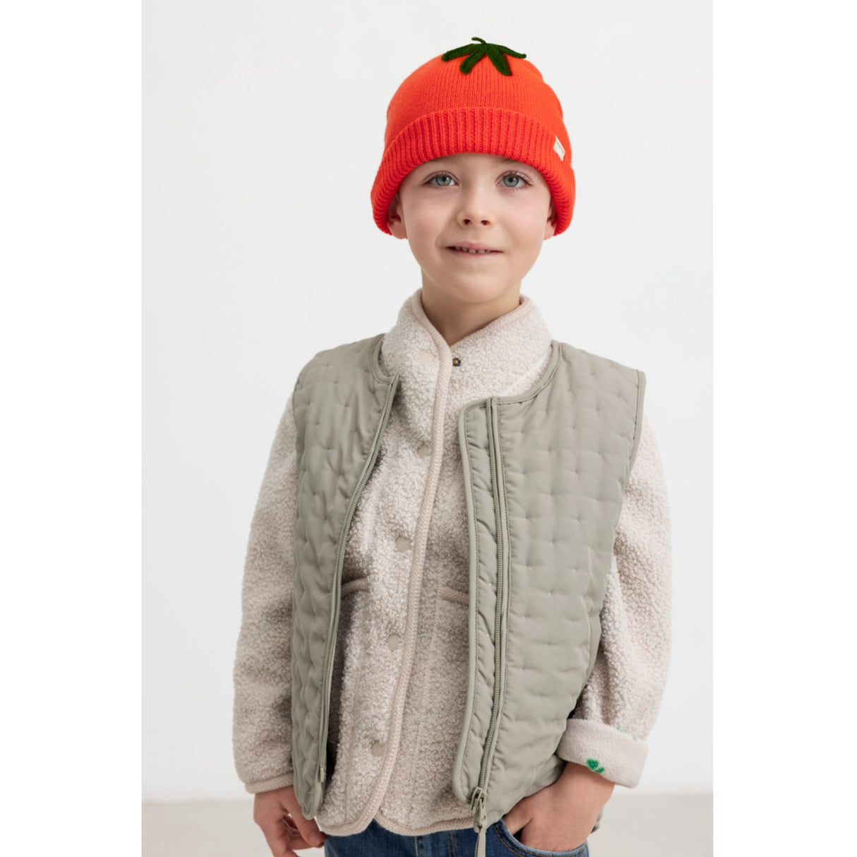 MarMar Cotton Knit Plain Tomato Atlas Tomato Lue