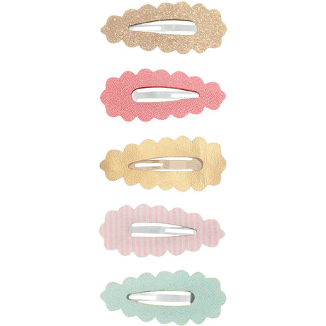 Mimi & Lula 5 Hårspænder - Mini Scalloped Edge My Little Unicorn