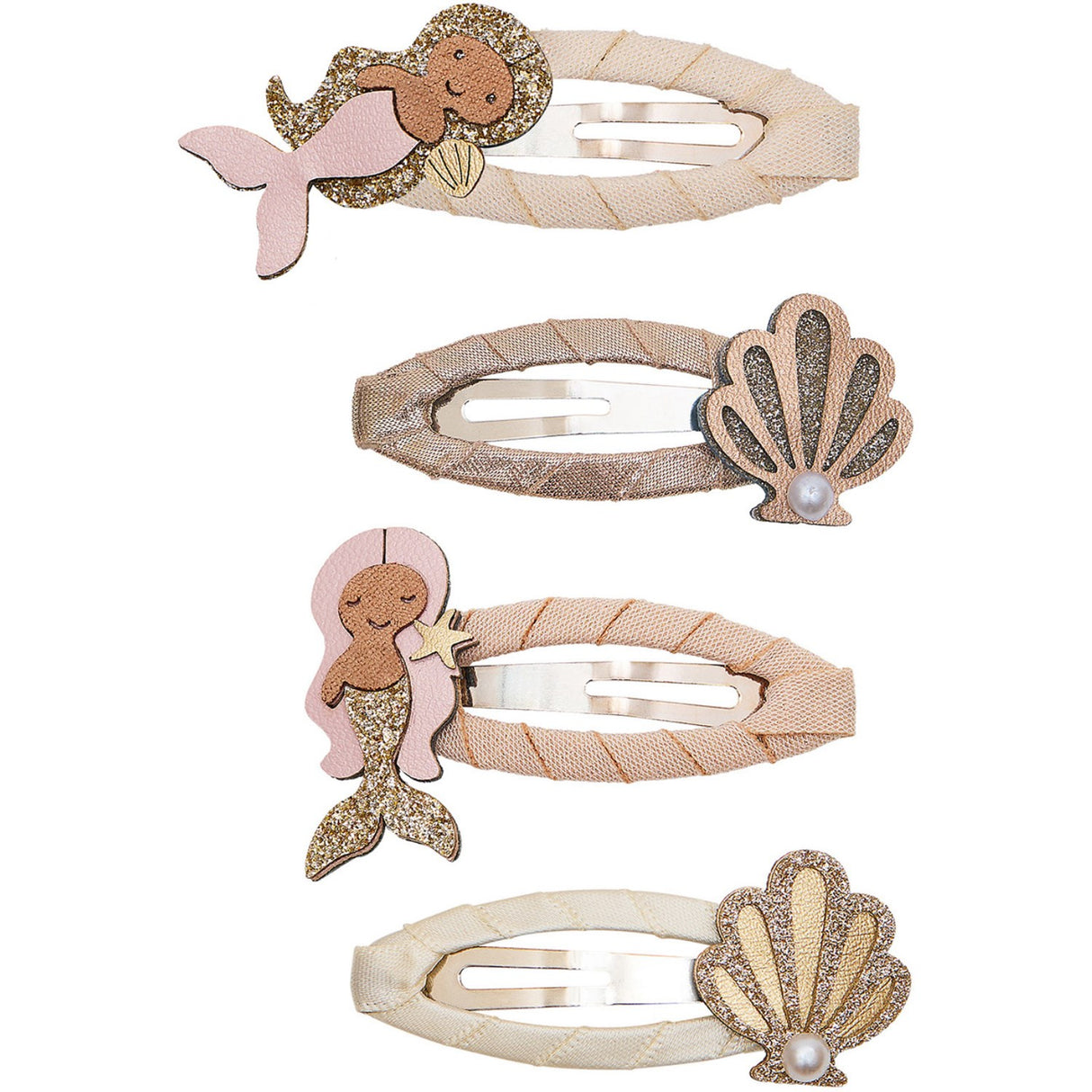 Mimi & Lula 4 Hårspænder - Mermaid Ocean Pearl