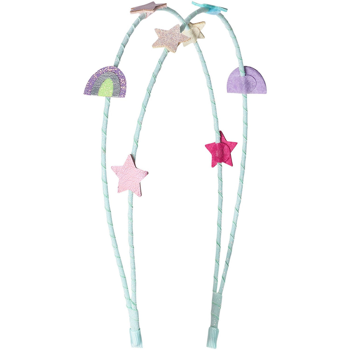 Mimi & Lula Dobbel Hårbøjle - Rainbow And Star My Little Unicorn