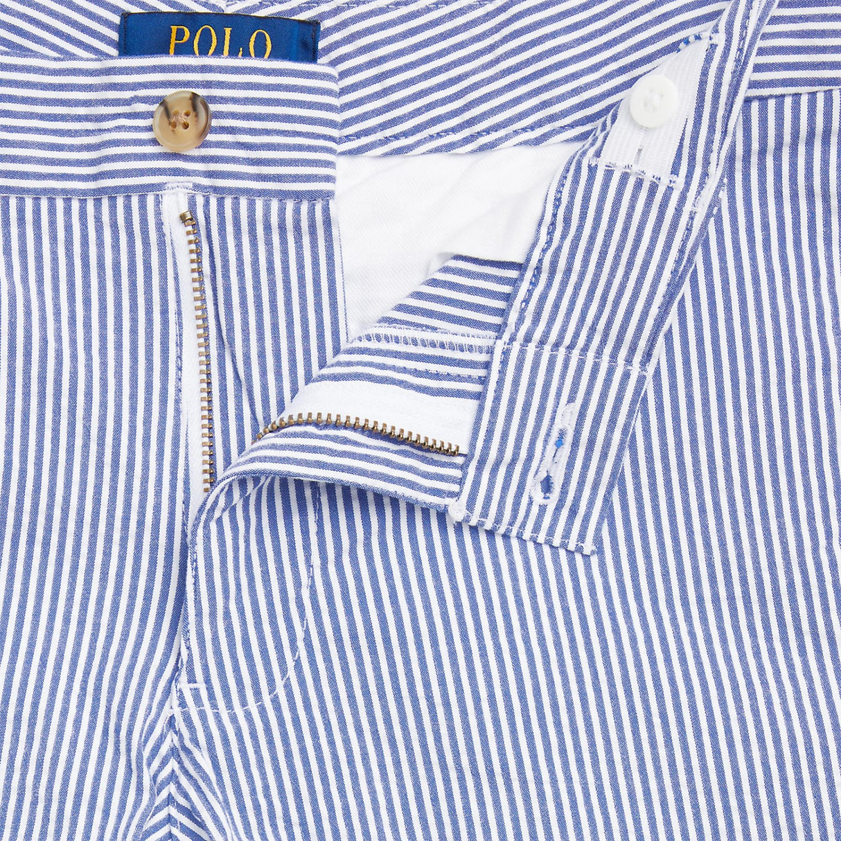 Polo Ralph Lauren Blue Seersucker Preppy Shorts