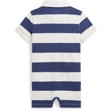 Ralph Lauren Baby Light Navy/Deckwash White Shortall