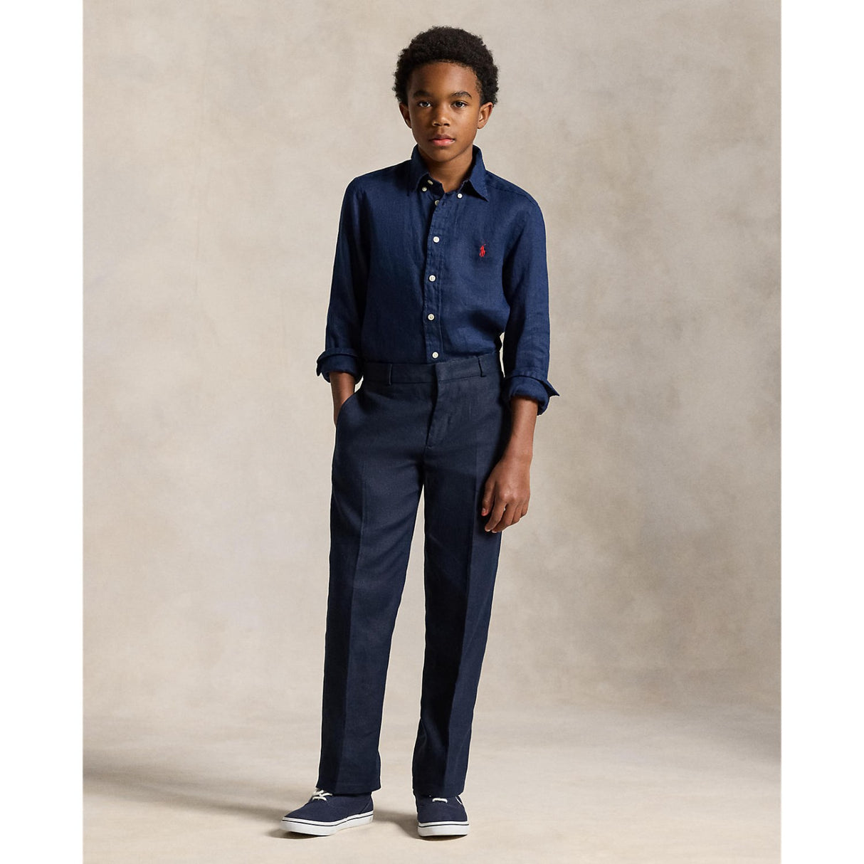 Polo Ralph Lauren Newport Navy Sport Skjorte