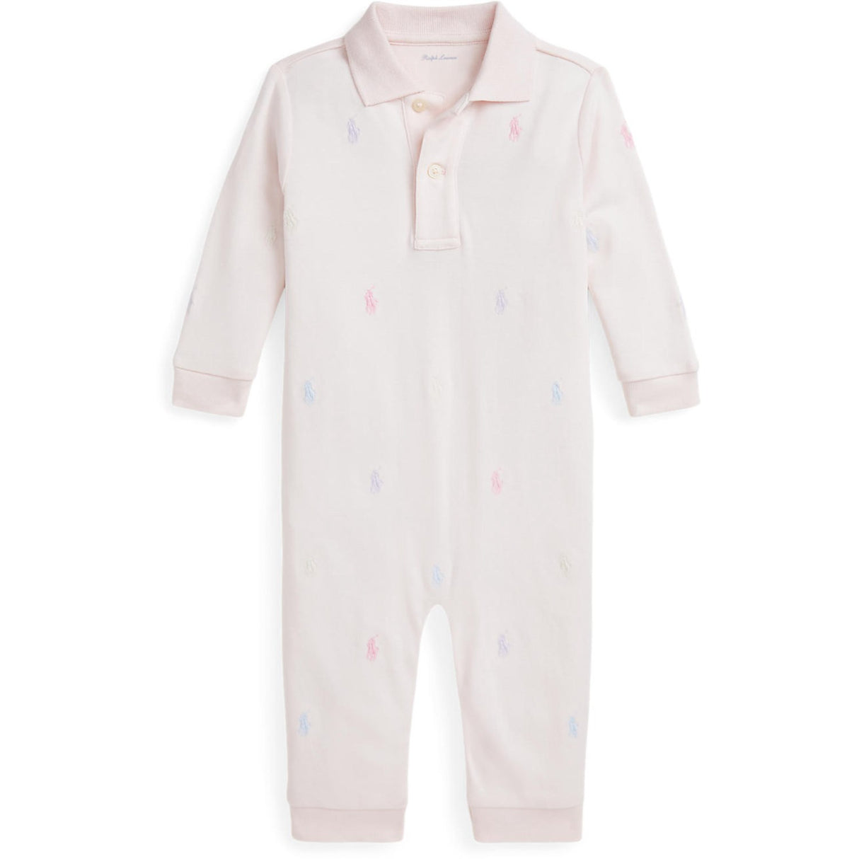 Ralph Lauren Baby Delicate Pink Coverall