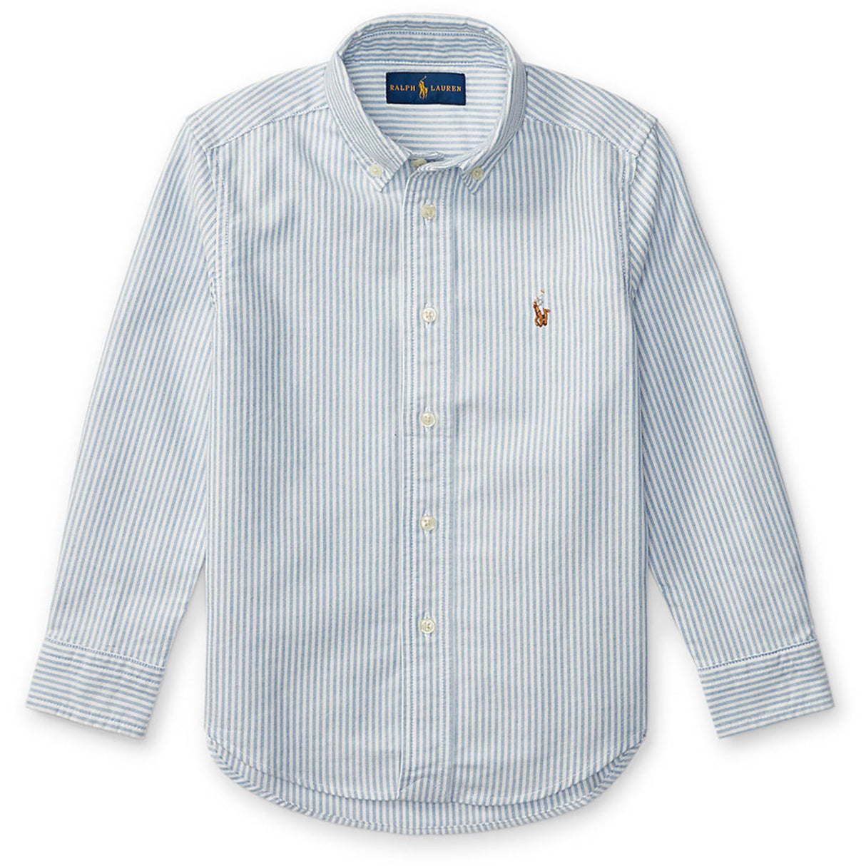 Polo Ralph Lauren Lt Blue Stripe Sport Skjorte
