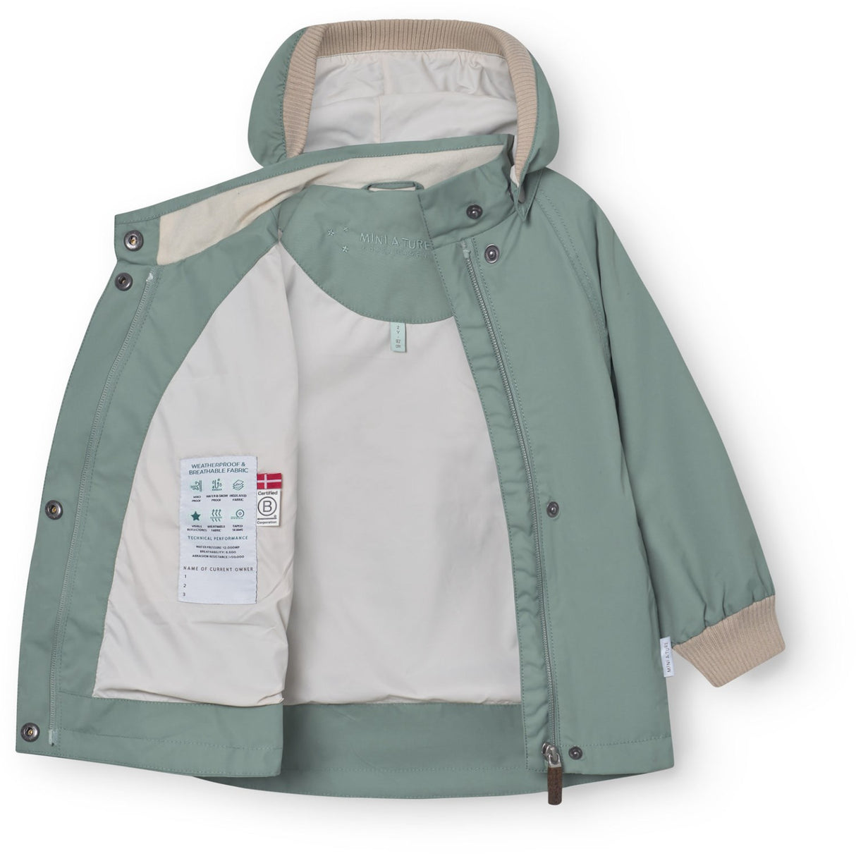 Mini A ture Granite Green Matwai Jacket. Grs