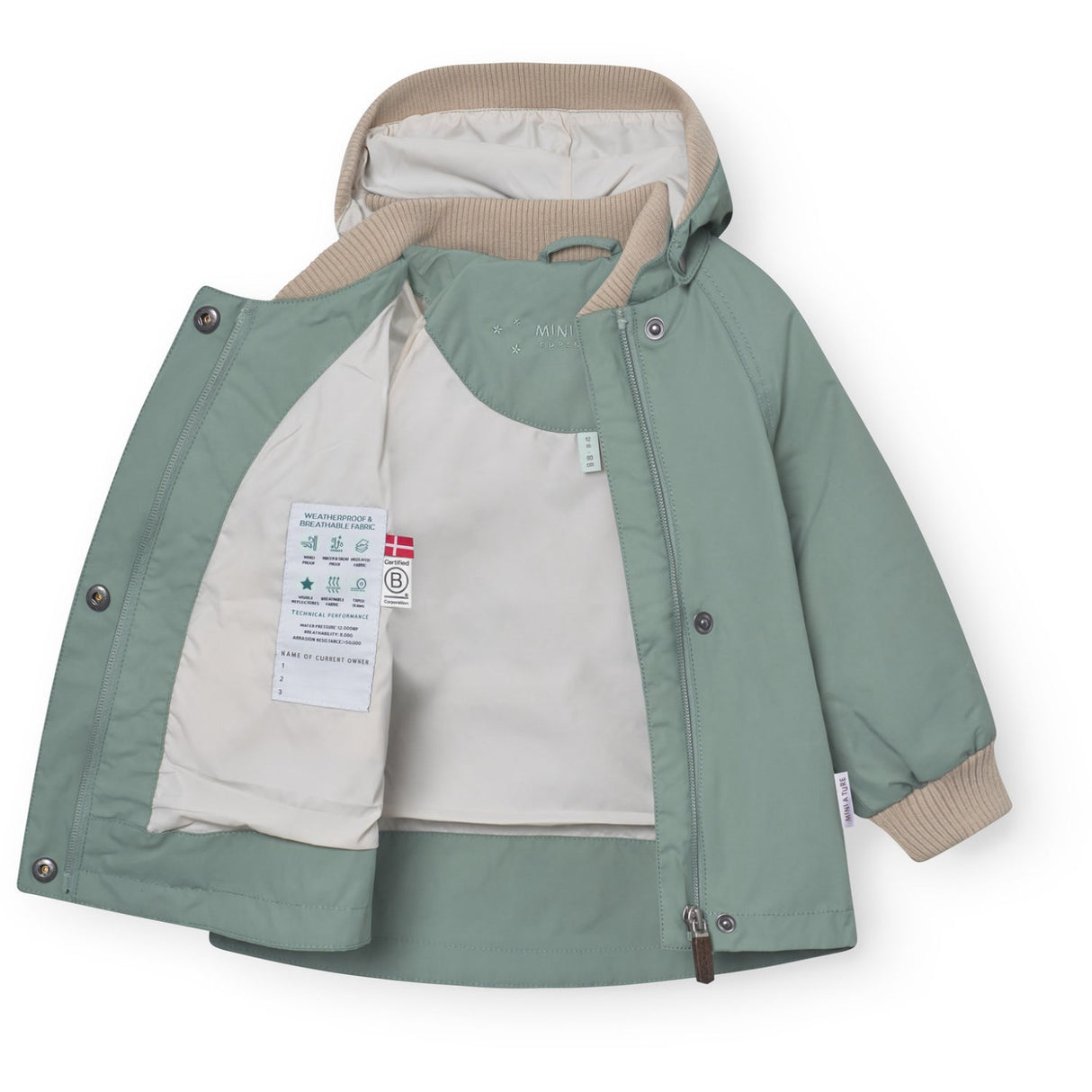 Mini A ture Granite Green Matwai Jacket. Grs