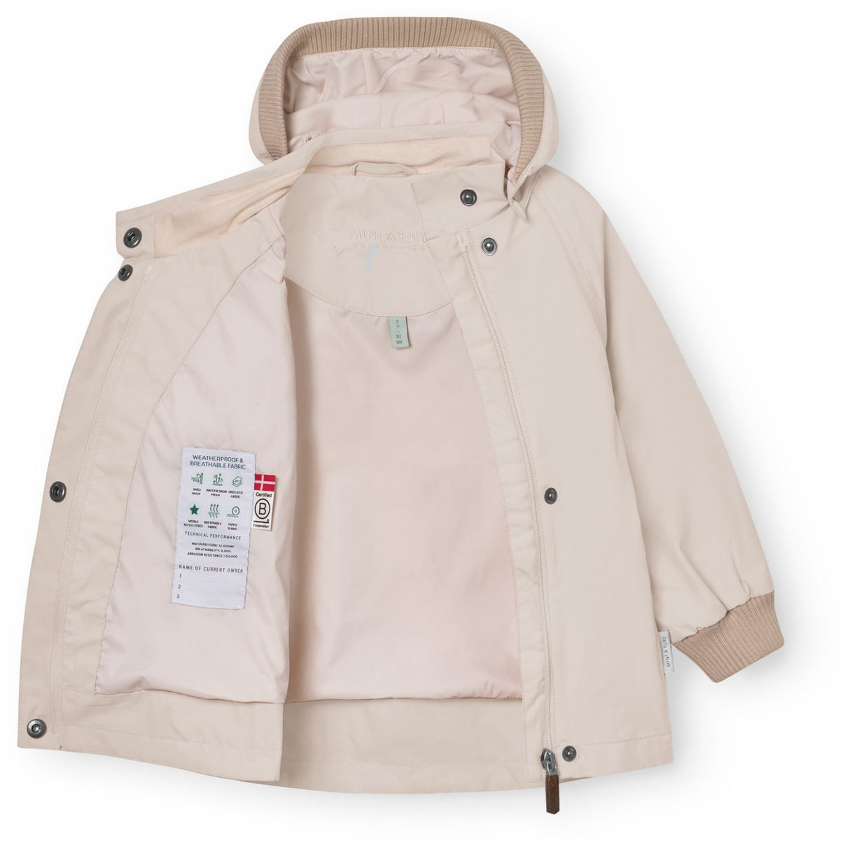Mini A ture Sandshell Matwai Jacket. Grs