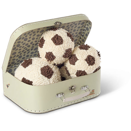 Smallstuff Brown/ Off White Football Miniature