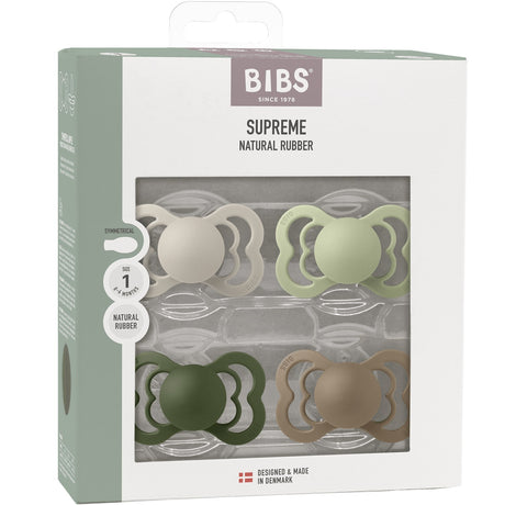 Bibs Sand/Sage/Hunter Green/Dark Oak Smokk Supreme 4-Pakke Latex