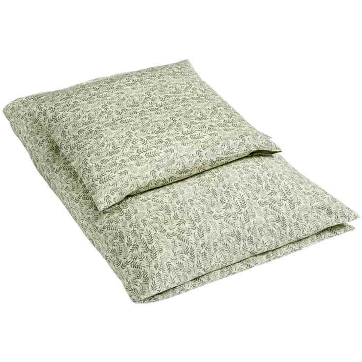 by KlipKlap Green Laurel Leaf Sengetøy