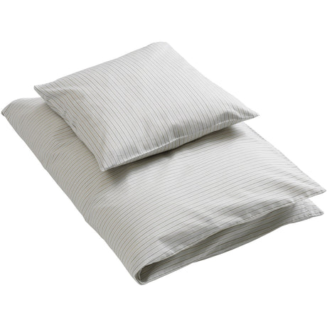 by KlipKlap Moon Grey Alfred Stripe Sengetøy