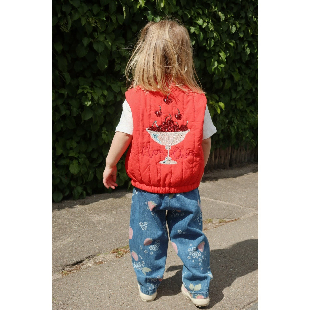 Konges Sløjd Fiery Red Juno Paljet Vest