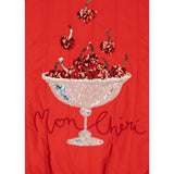 Konges Sløjd Fiery Red Juno Paljet Bomber Jakke