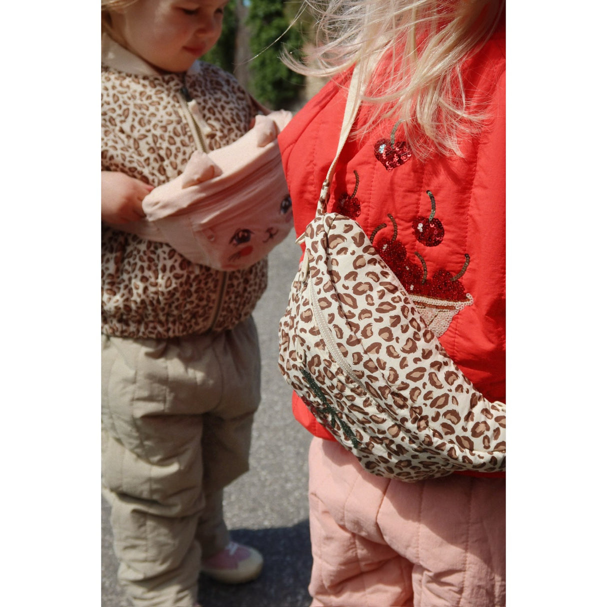 Konges Sløjd Fiery Red Juno Paljet Bomber Jakke