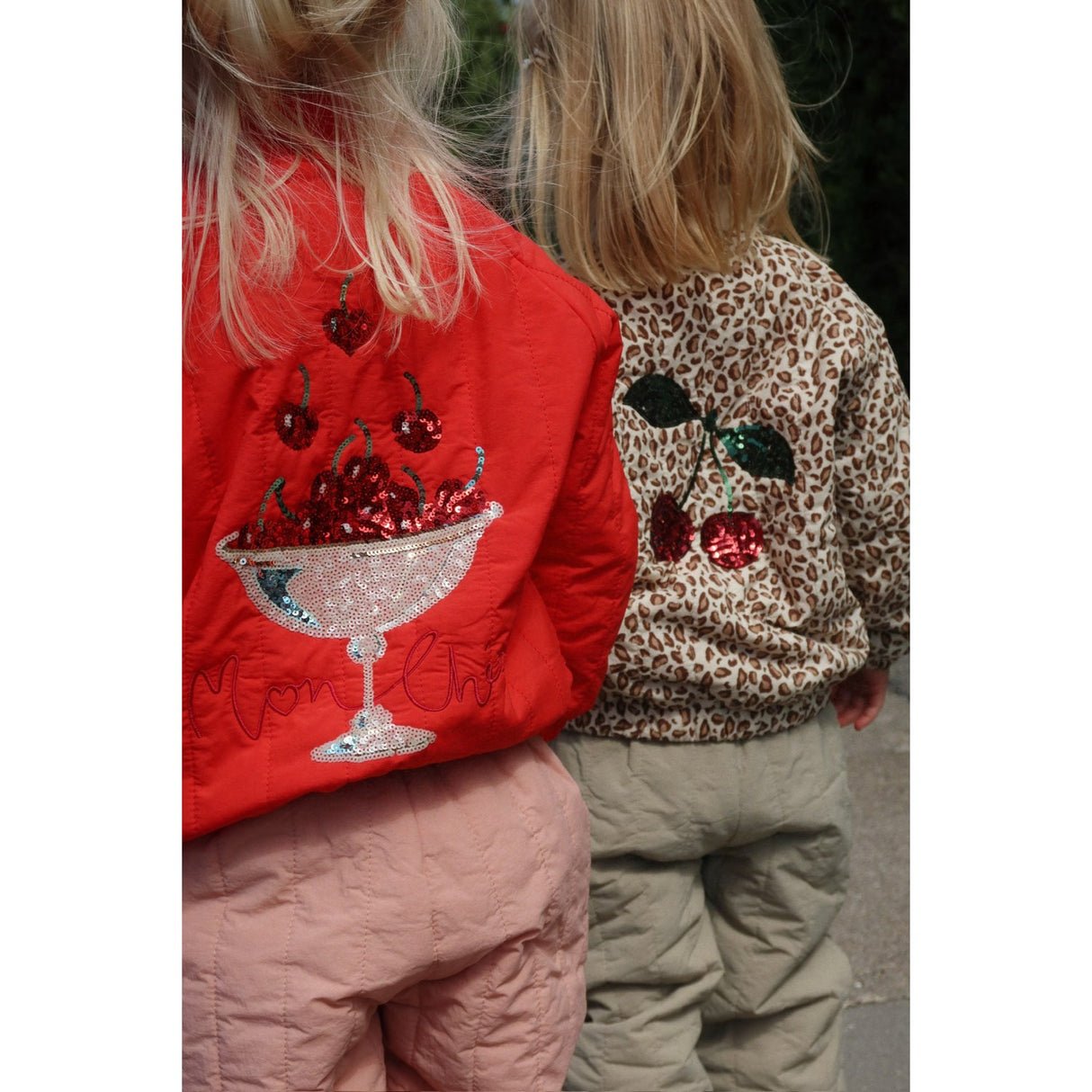 Konges Sløjd Leo Juno Printed Paljet Bomber Jakke