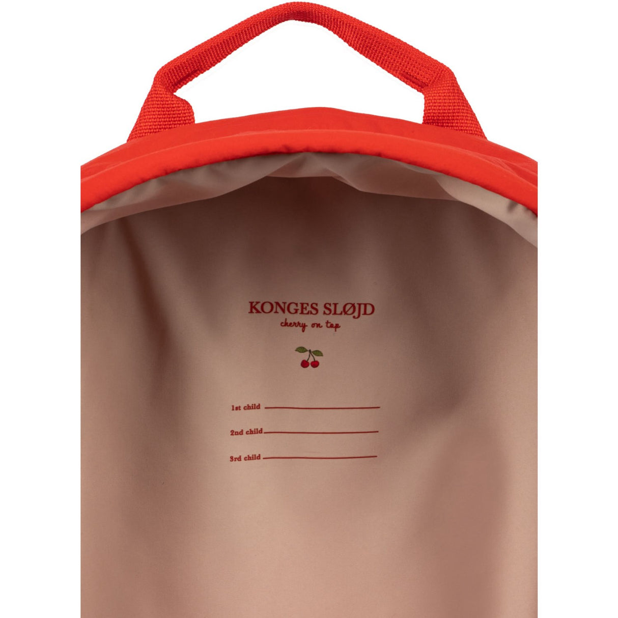 Konges Sløjd Fiery Red Juno Paljet Rygsekk