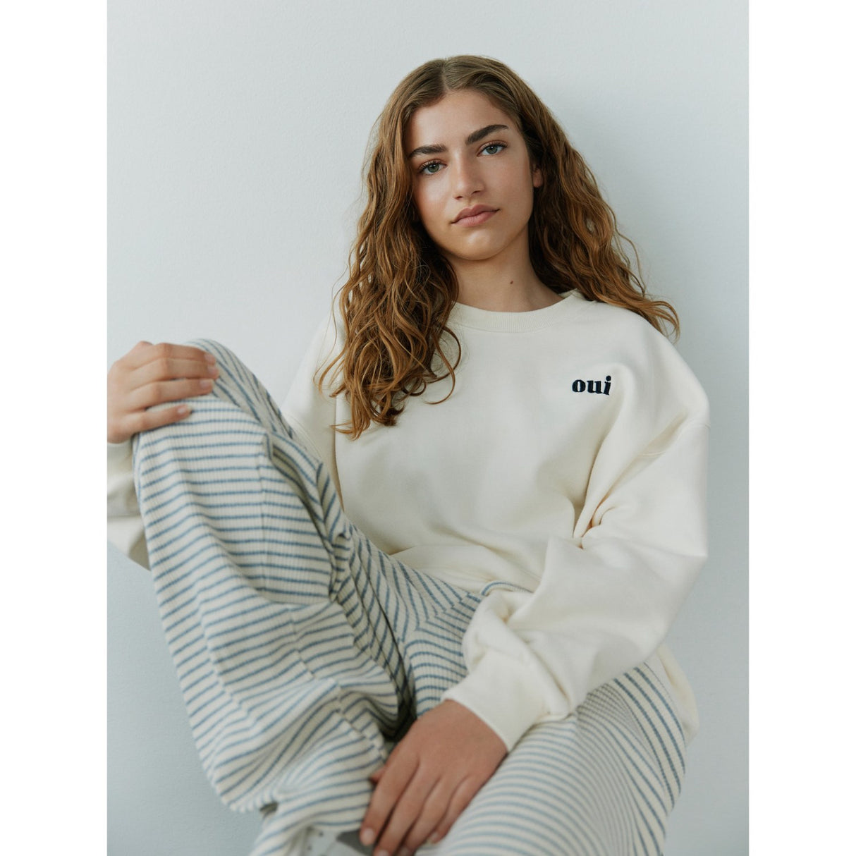 Sofie Schnoor Off White Elisy Collegegenser