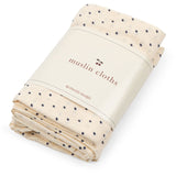 Konges Sløjd Estate Dot 3 Pakke Muslin Cloth Gots