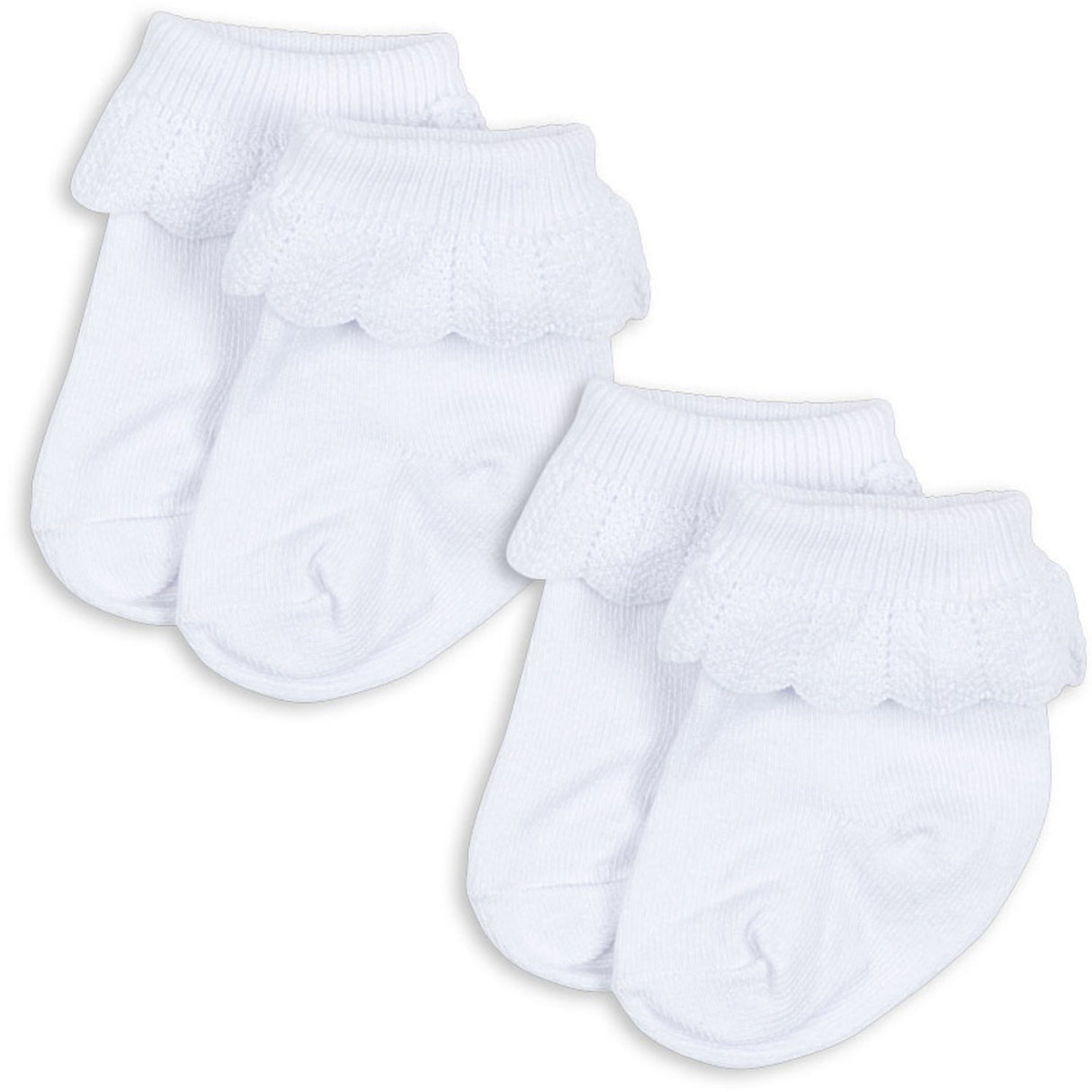 Konges Sløjd Optic White 2 Pakke Frill Strømper