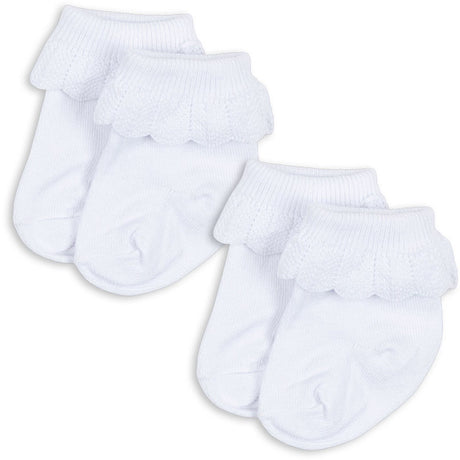 Konges Sløjd Optic White 2 Pakke Frill Strømper