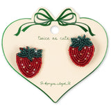 Konges Sløjd Strawberry 2 Pakke Strawberry Beaded Hair Clip