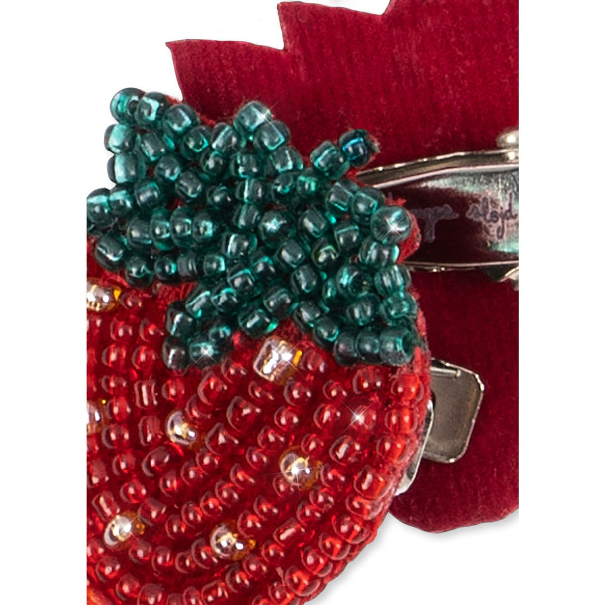 Konges Sløjd Strawberry 2 Pakke Strawberry Beaded Hair Clip