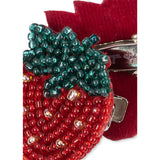 Konges Sløjd Strawberry 2 Pakke Strawberry Beaded Hair Clip